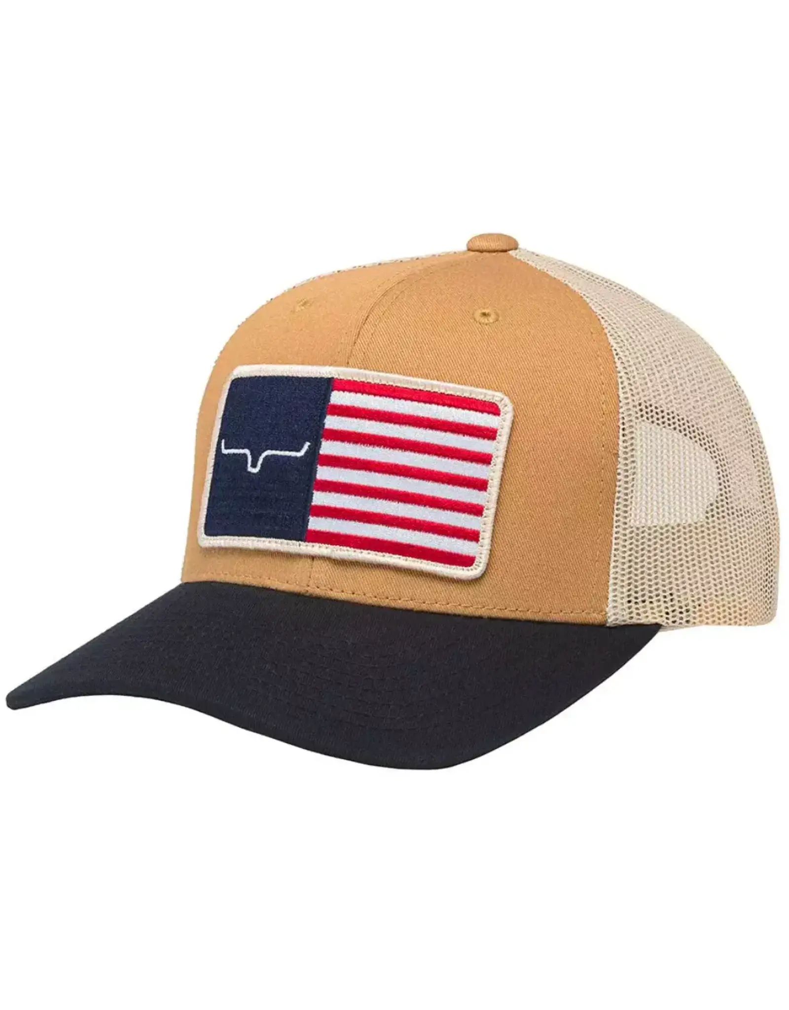 Kimes Ranch American Trucker Workwear Brown/Navy Cap