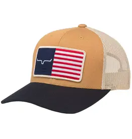 Kimes Ranch American Trucker Workwear Brown/Navy Cap