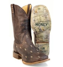Tin Haul Tin Haul Men’s Banking Bucks Western Boots with Money Sole 14-020-0077-0570 BR