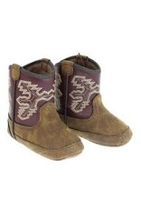 Twister Twister Blake 4426508 Baby Buckers Burgundy Infant Boots