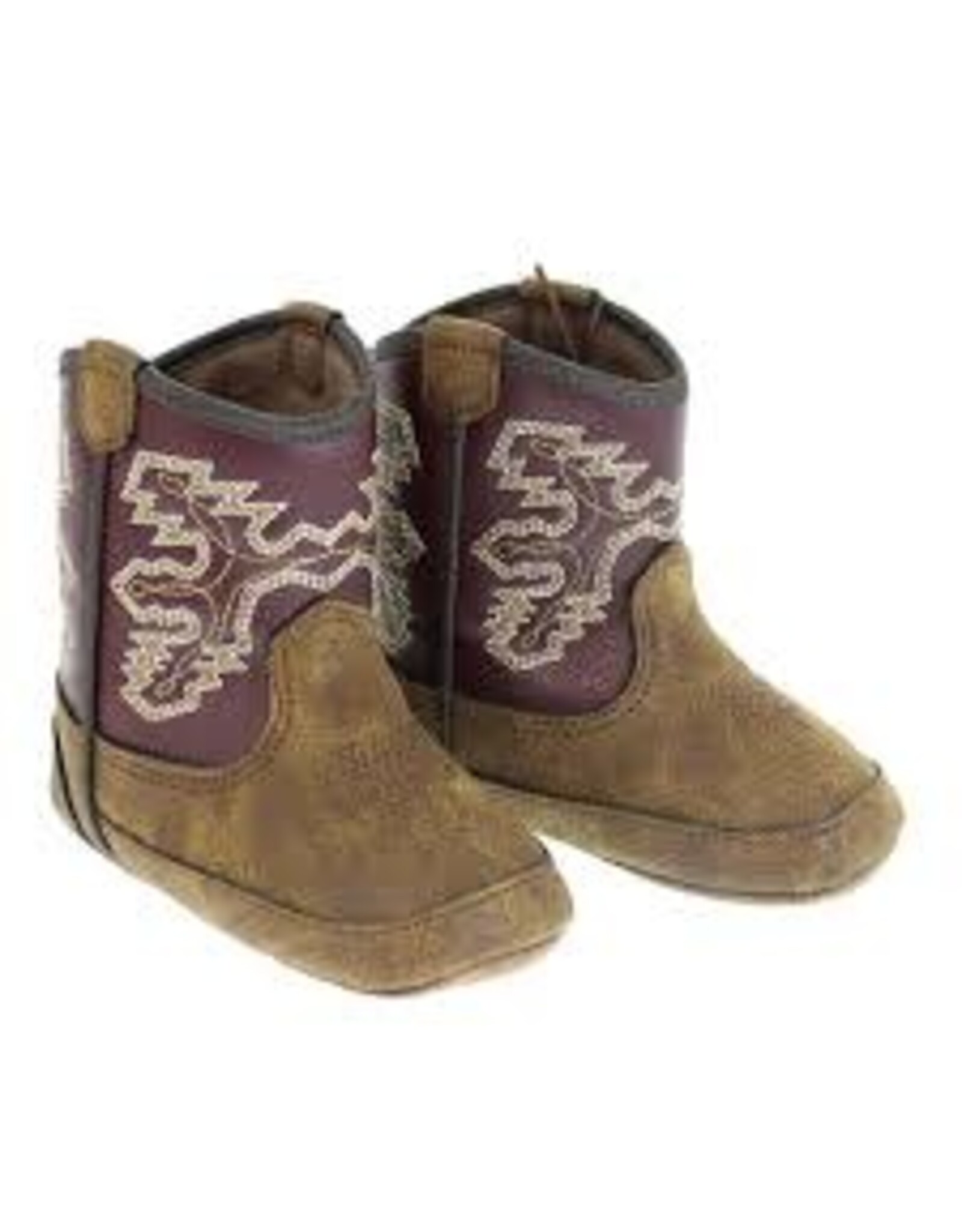 Twister Twister Blake 4426508 Baby Buckers Burgundy Infant Boots