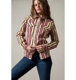 Kimes Ranch Kimes Ranch Ladies Kai Pearl Snap Long Sleeve Shirt WTO0000087 RD029 Maroon