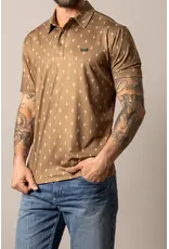 Kimes Ranch Kimes Mens Bartram SS Polo Shirt MSH0000210 BN001 Brown