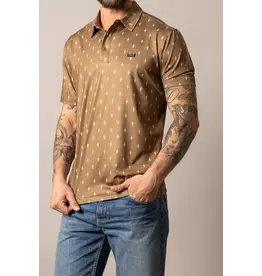 Kimes Ranch Mens Bartram SS Polo Shirt MSH0000210 BN001 Brown