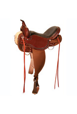 High Horse Daisetta Cordura Walnut 16" Seat Medium Tree Trail Saddle, 6914-1601-04