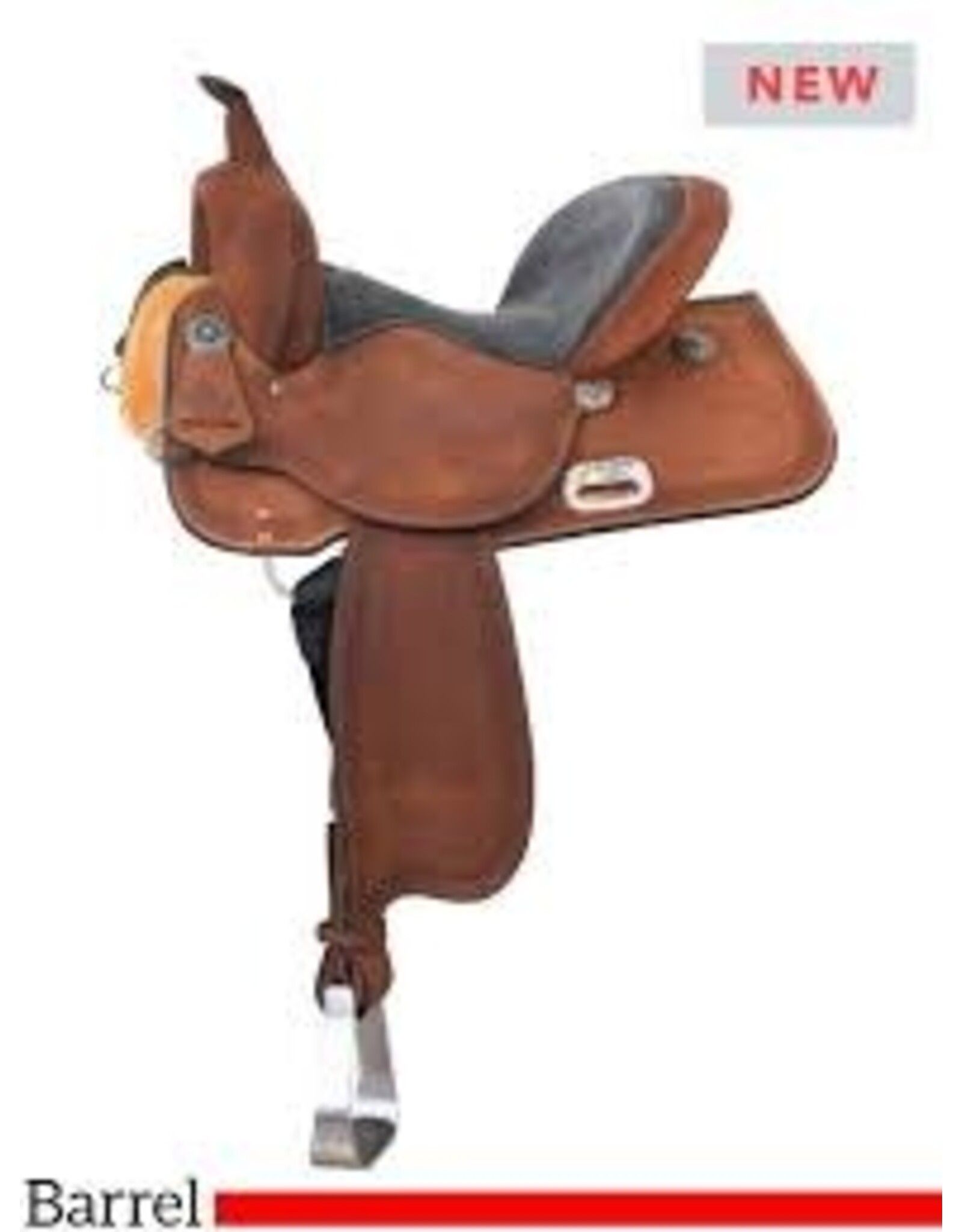 Circle Y High Horse  Proven Sahara Roughout Barrel Saddle 6236-G604-05 16” seat Wide Tree