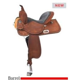 Circle Y High Horse Proven Sahara Roughout Barrel Saddle 6236-G604-05 16” seat Wide Tree