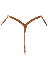 Weaver Contoured Breast Collar Russet Hermann Oak With Buckstitch 40076-30-20