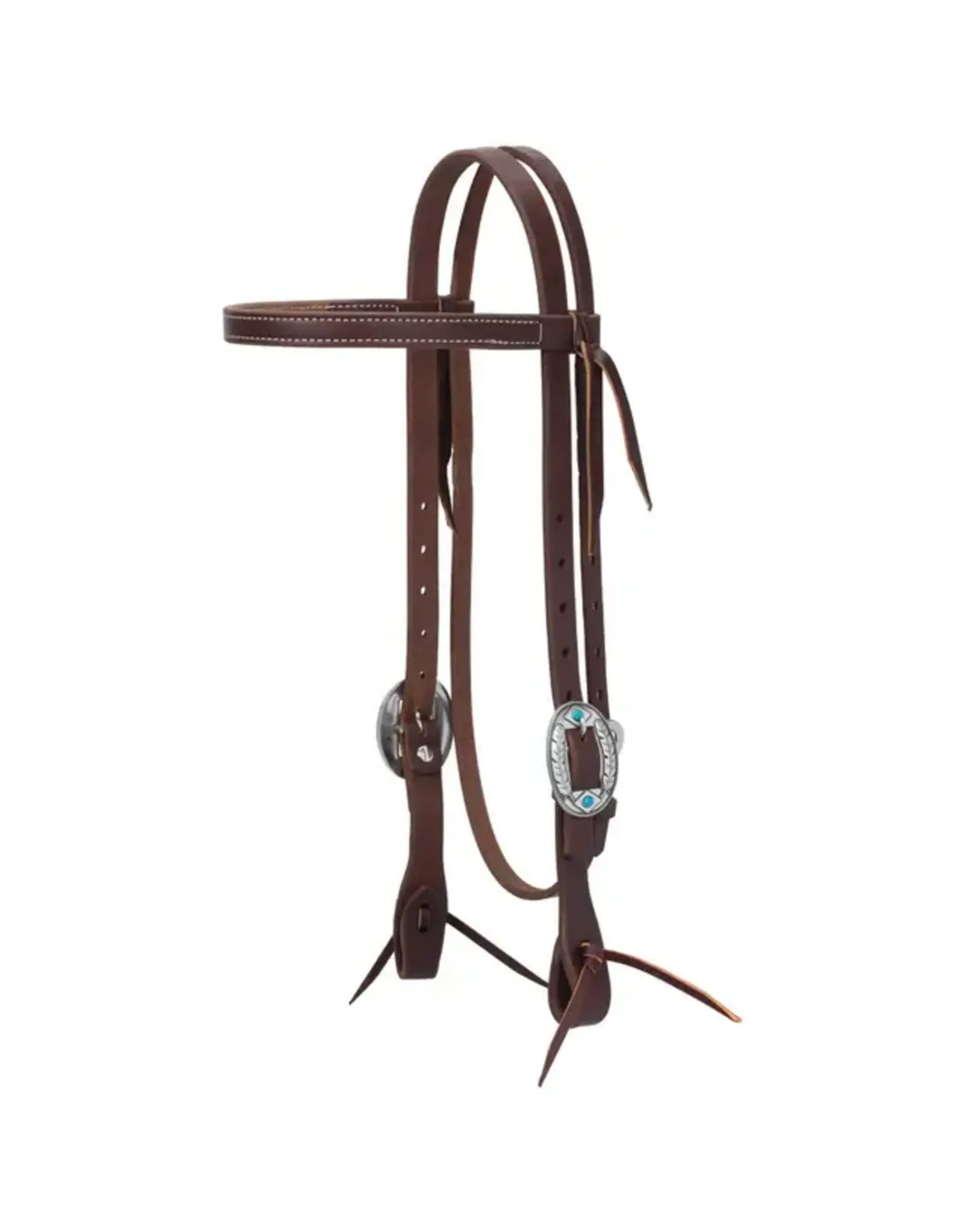 Weaver Feather Hardware Browband Headstall 10-0605