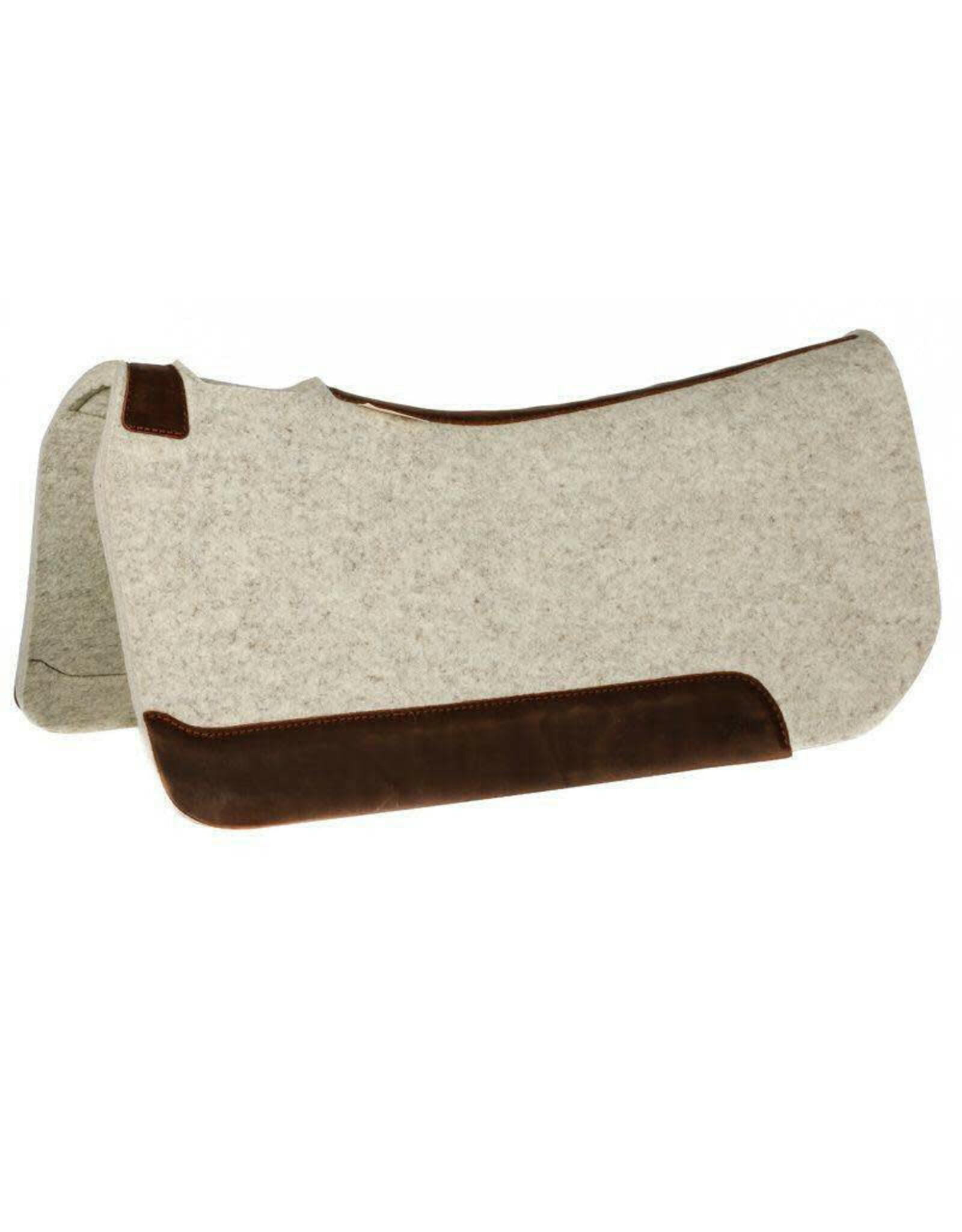 5 Star Equine Products 2WN-FS 7/8” Natural Western Contoured Pad 32x32 without Cinch Cutouts