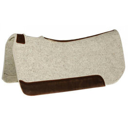 5 Star Equine Products 2WN-FS 7/8” Natural Western Contoured Pad 32x32 without Cinch Cutouts