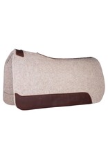 5 Star Equine Products  3WN-FS 3/4” Natural Western Contoured Pad 32x32 without Cinch Cutouts