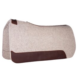 5 Star Equine Products 3WN-FS 3/4” Natural Western Contoured Pad 32x32 without Cinch Cutouts