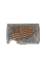 3D Belt Co  Smart Utility Wallet Distressed Flag D250016897