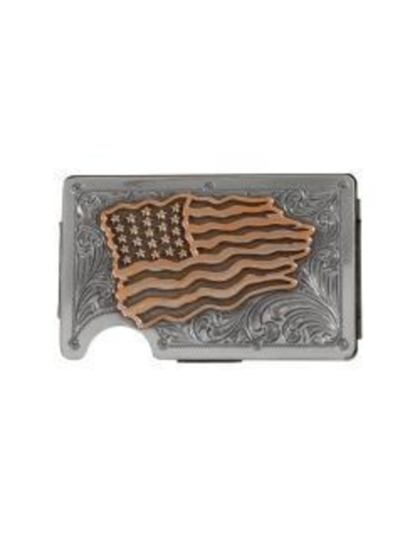 3D Belt Co  Smart Utility Wallet Distressed Flag D250016897