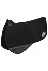 Professional's Choice PCWFPR Black Wool Pad 31x32 3/4” Round Skirt