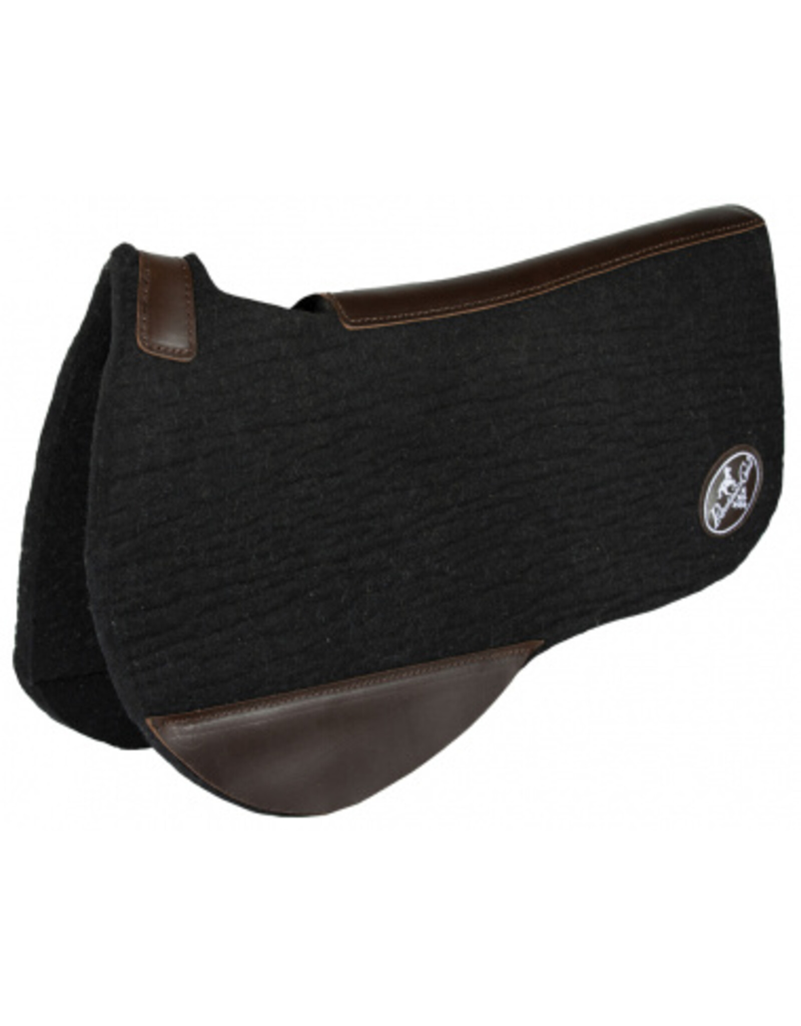 Professional's Choice PCWFPR Black Wool Pad 31x32 3/4” Round Skirt