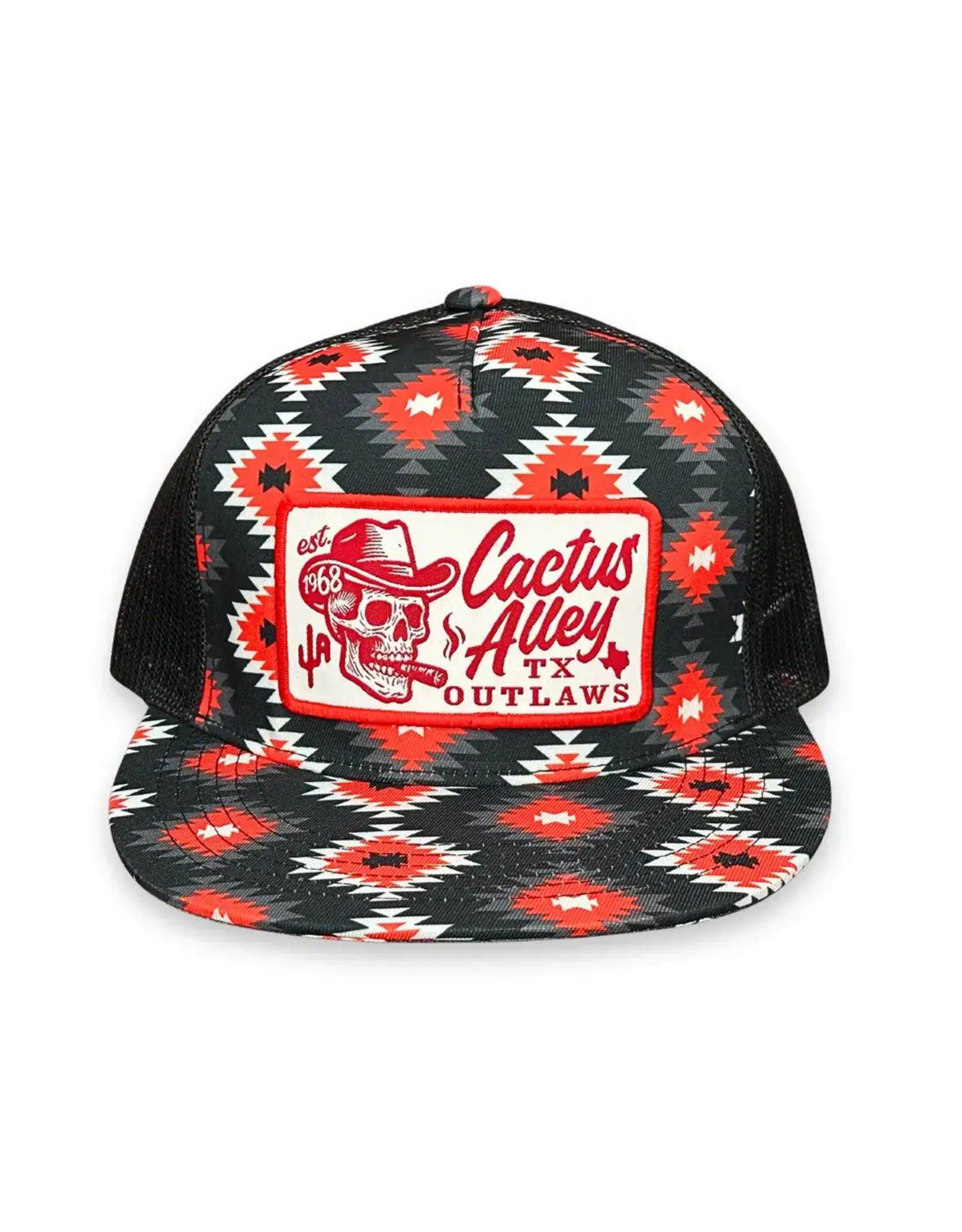 Cactus Alley Hat Co.  "Smokey Outlaw" Buddy Holly Aztec Snapback Cap