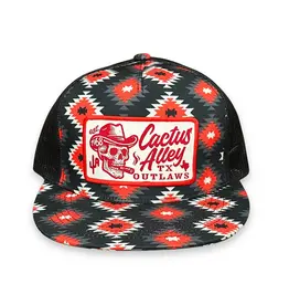 Cactus Alley Hat Co. "Smokey Outlaw" Buddy Holly Aztec Snapback Cap