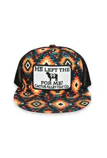 Cactus Alley Hat Co. Cactus Alley "He Left the 99" Sunburst Aztec Snapback Cap