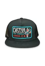 Cactus Alley Hat Co. Cactus Alley "New Mexico" Black/Aztec Embroidery Snapback Cap