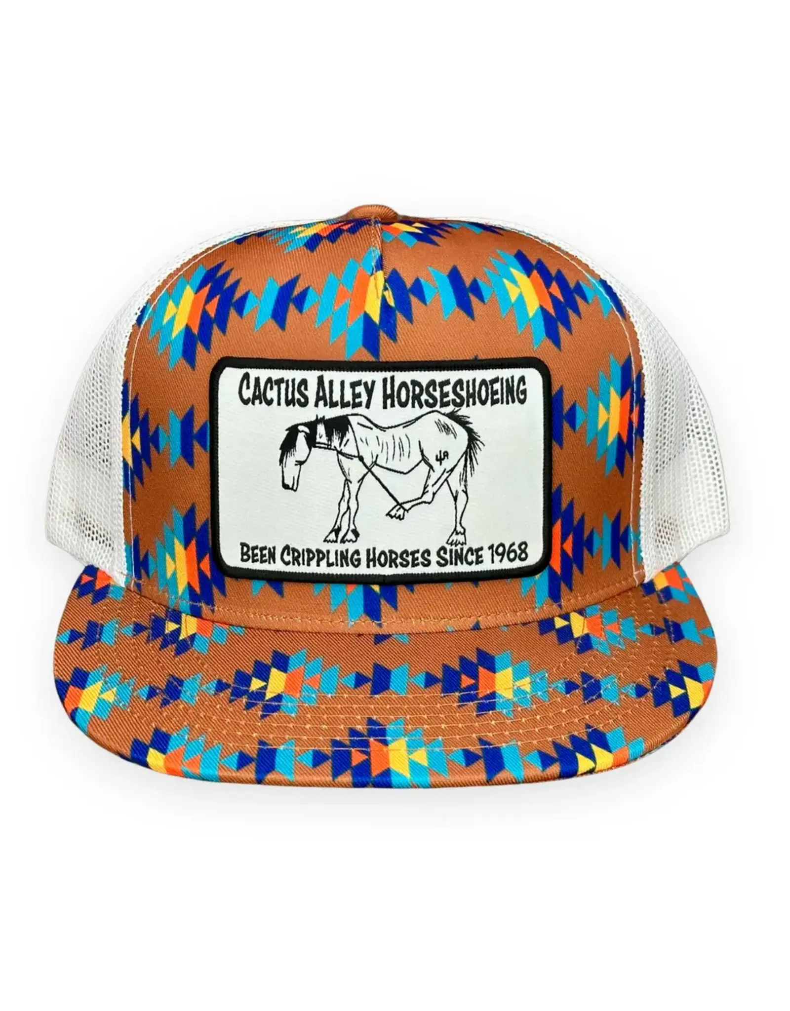 Cactus Alley Hat Co.  "Shoeing" Dirty Sancho Aztec Snapback Cap
