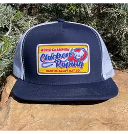 Cactus Alley Hat Co. "Chicken Roping" Navy Snapback Cap