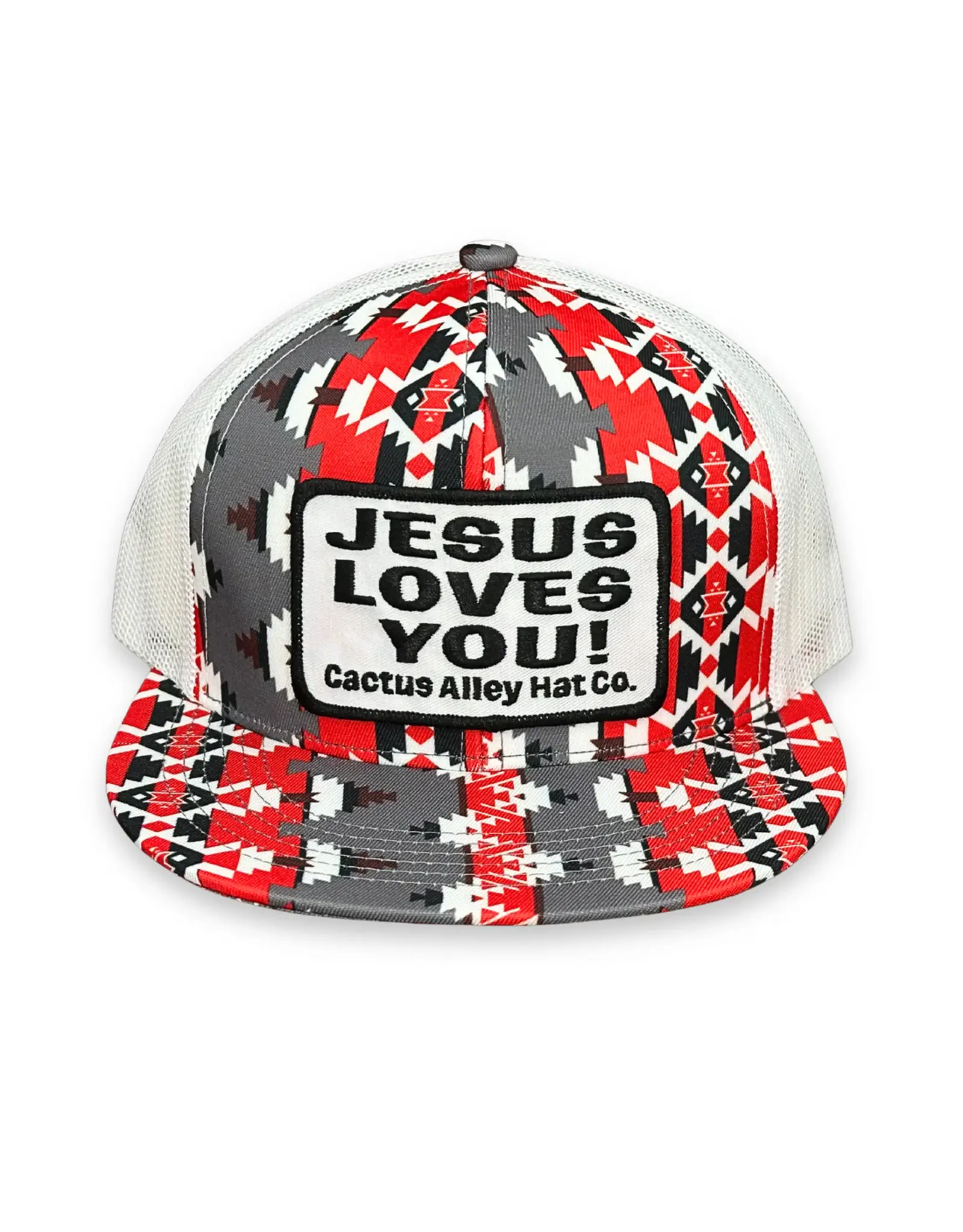 Cactus Alley Hat Co. "Jesus" Buddy Holly Aztec Snapback Cap