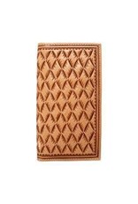 Nocona Natural Tooled Rodeo Wallet N5000509948