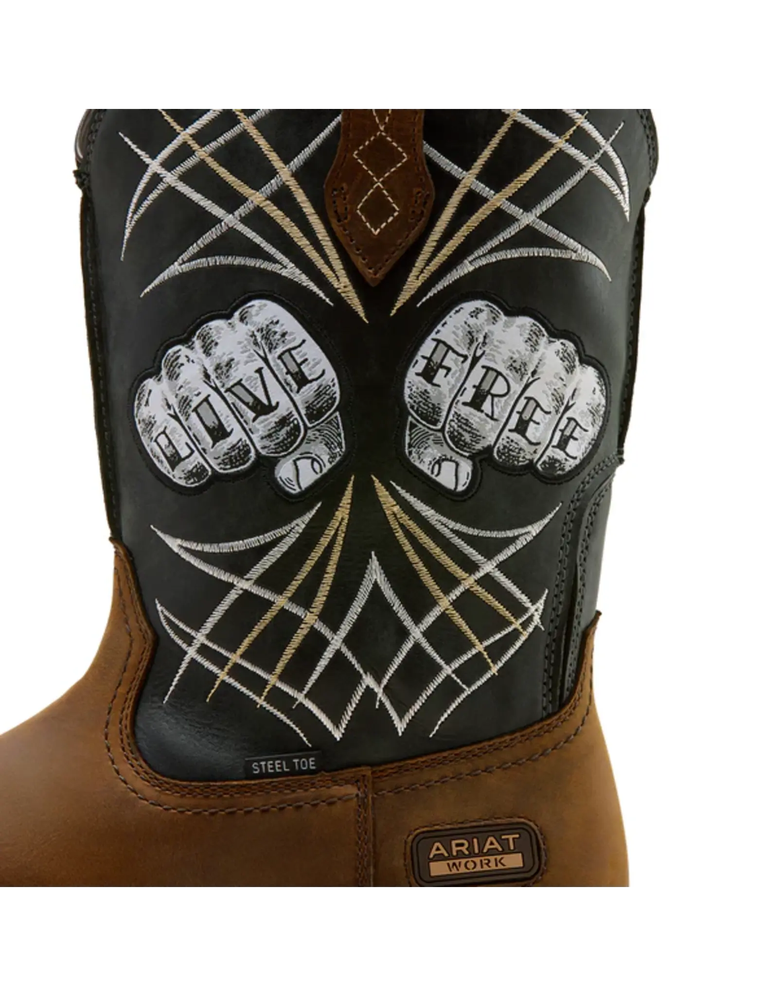Ariat  Men's Activator Live Free 10074288 Steel Toe Work Boots