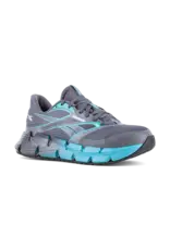 Reebok Women's FloatZig 2 Composite Toe Teal/Grey Athletic Work Shoes RB133
