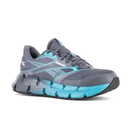 Reebok Women's FloatZig 2 Composite Toe Teal/Grey Athletic Work Shoes RB133