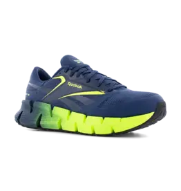 Reebok Men's FloatZig Navy/Lime Composite Toe Athletic Work Shoes RB3032