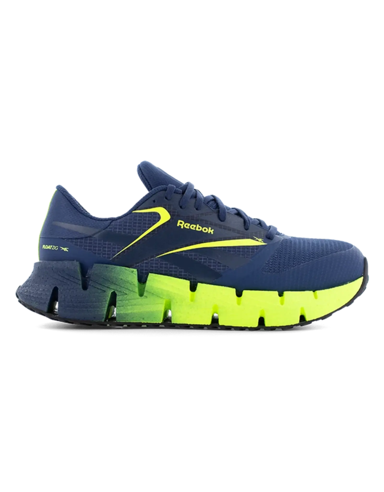 Reebok Men's FloatZig Navy/Lime Composite Toe Athletic Work Shoes RB3032