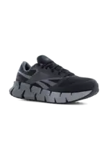 Reebok Men's FloatZig Black/Gray Composite Toe ESD Rated Athletic Work Shoes RB3031