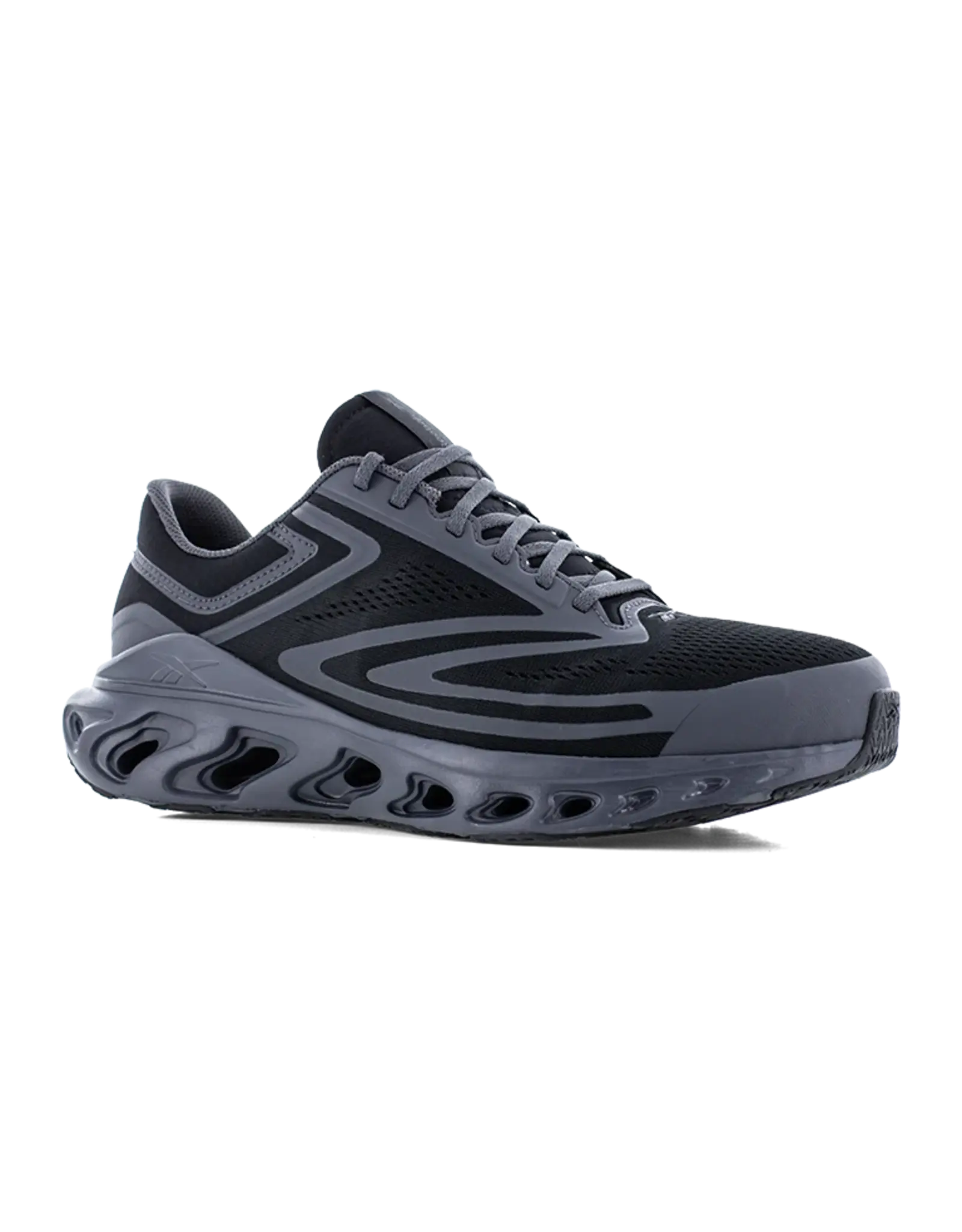 Reebok Men's Fuel Flex Black/Gray Composite Toe Athletic Work Shoes RB3631