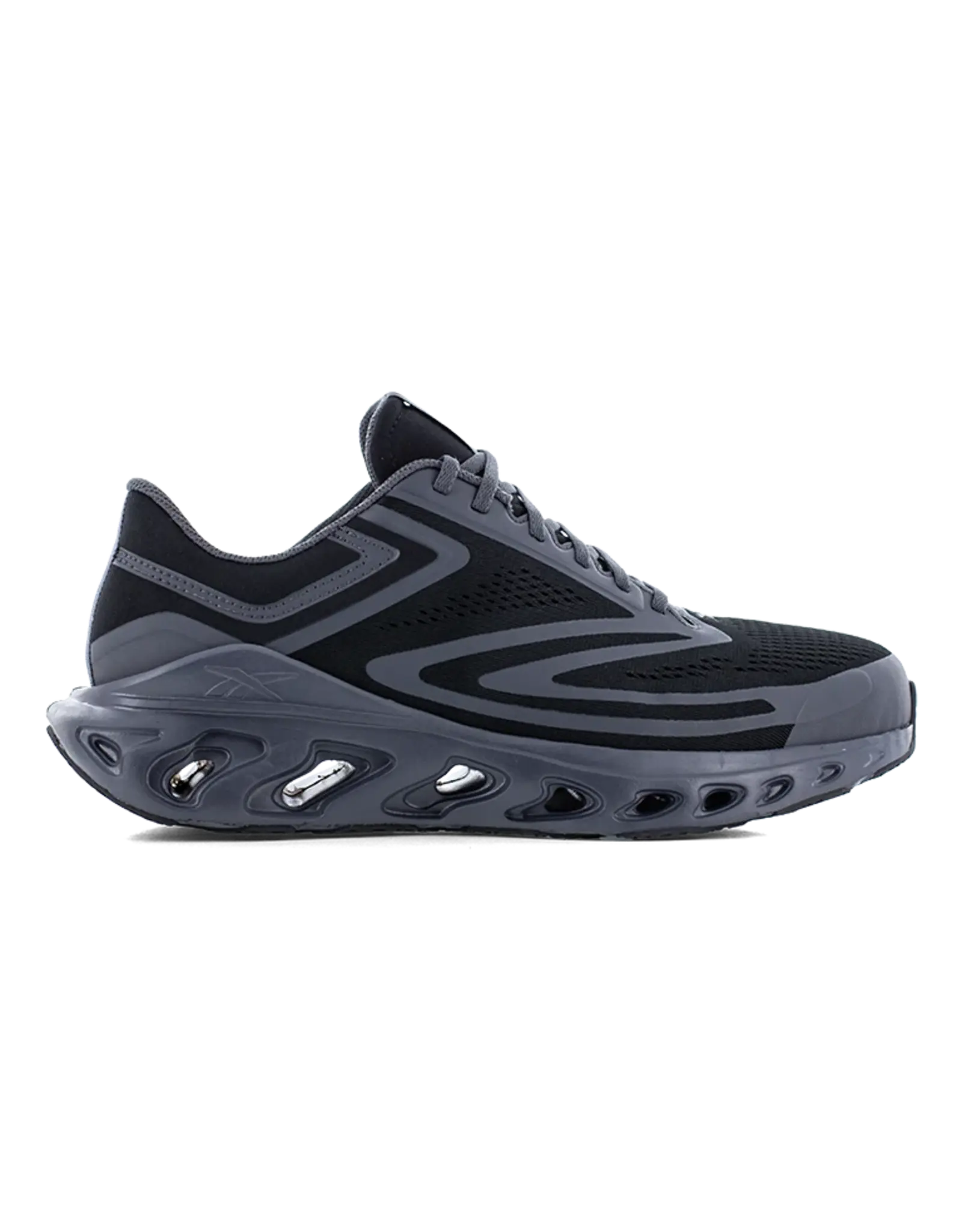 Reebok Men's Fuel Flex Black/Gray Composite Toe Athletic Work Shoes RB3631