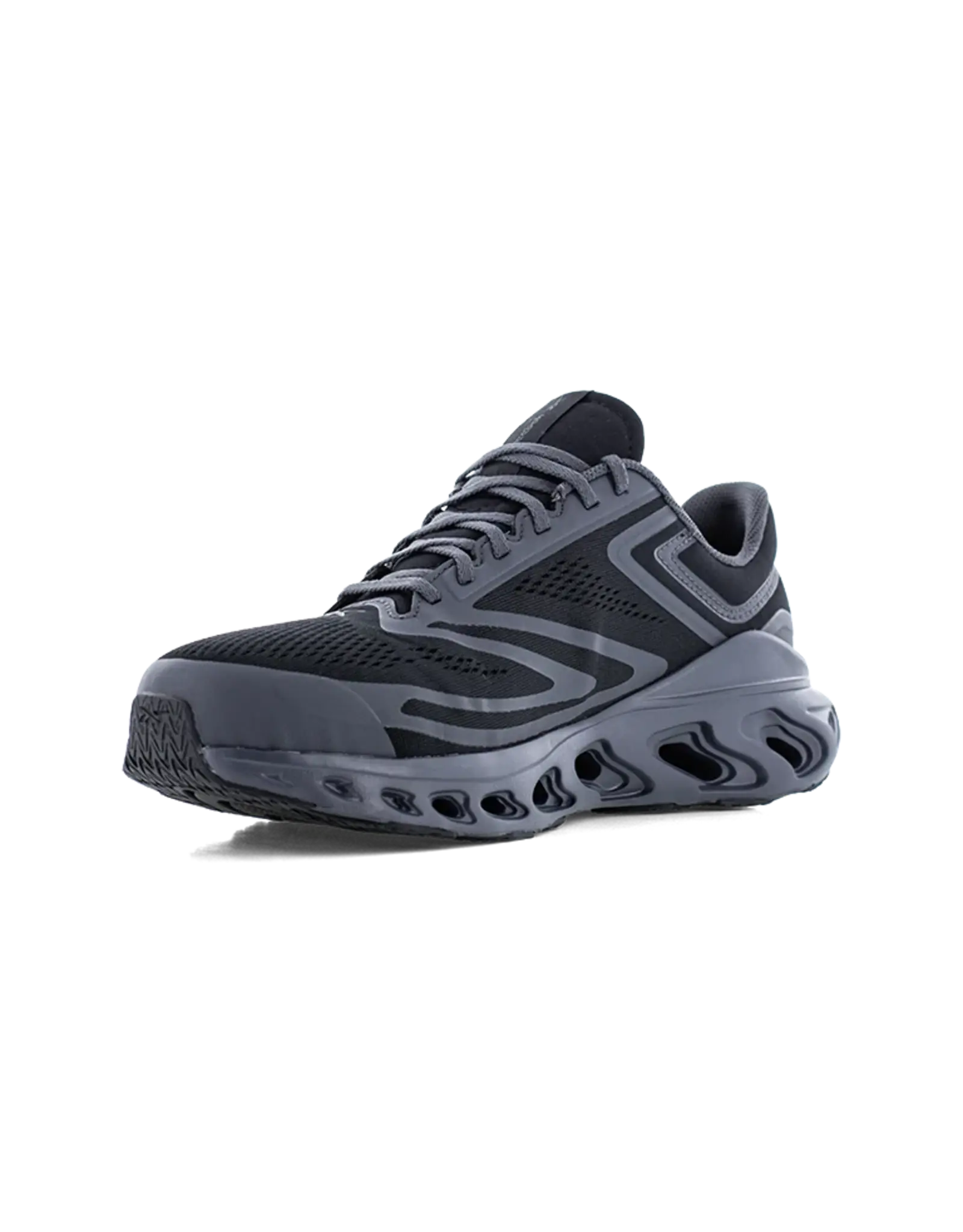 Reebok Men's Fuel Flex Black/Gray Composite Toe Athletic Work Shoes RB3631