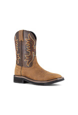 Iron Age  Men's Outlaw Steel Toe Western Crazyhorse Leather Work Boots IA5040