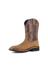 Iron Age  Men's Outlaw Steel Toe Western Crazyhorse Leather Work Boots IA5040