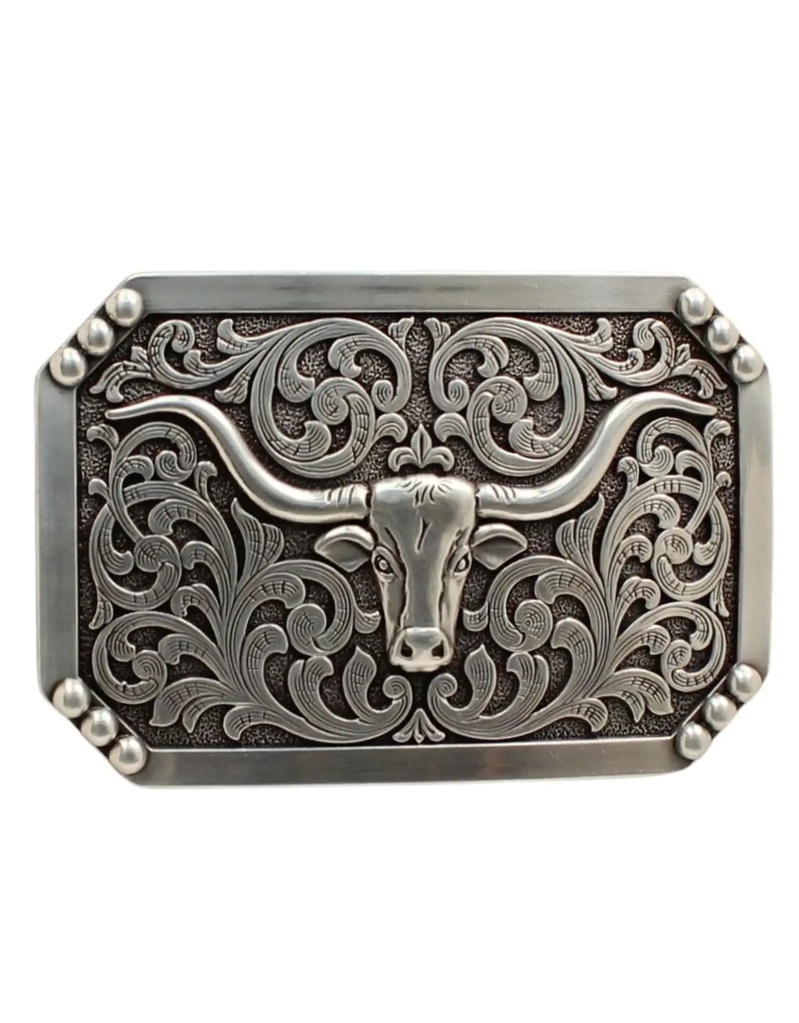 Nocona 37596 Longhorn Buckle w/ Filigree