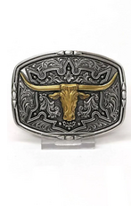 Nocona 37688 Two Toned Longhorn Buckle