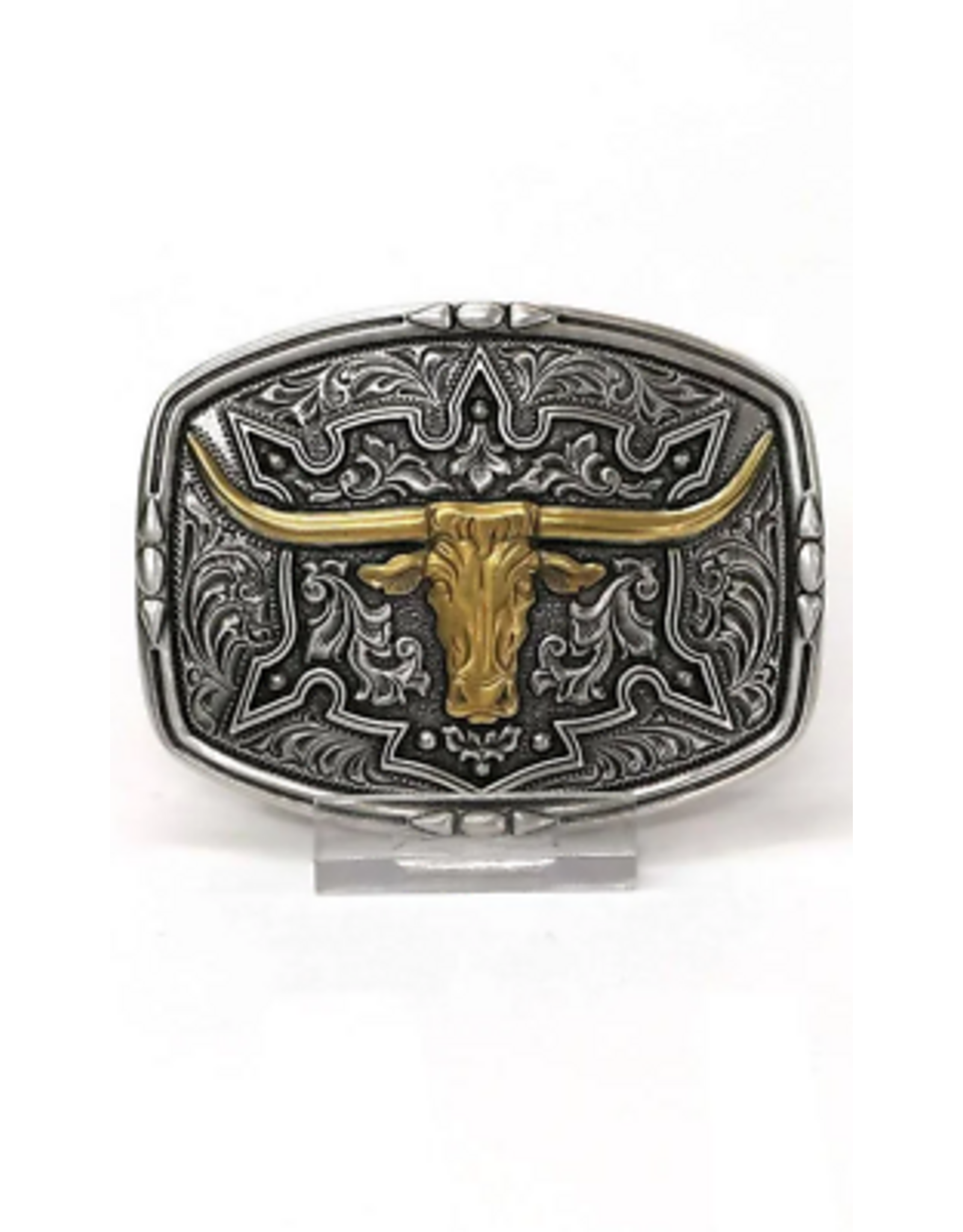 Nocona 37688 Two Toned Longhorn Buckle
