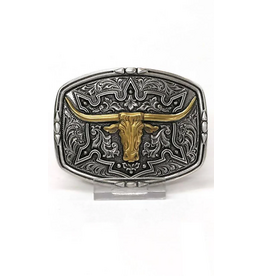 Nocona 37688 Two Toned Longhorn Buckle