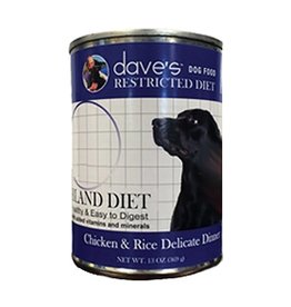 DAVE'S PET FOOD DAVE D RSTRC BLAND CKN 13.2OZ