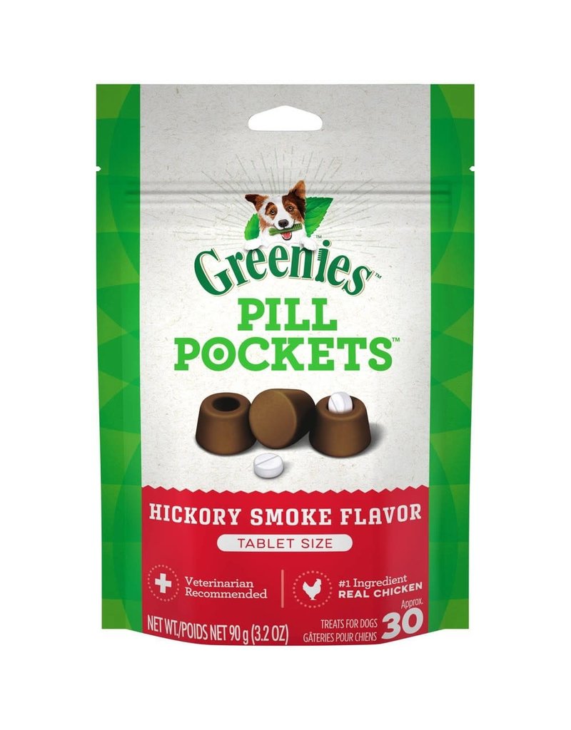 GREENIES/NUTRO PILL POCKET - TABLET SIZE - HICKORY SMOKE FLAVOR 30CT