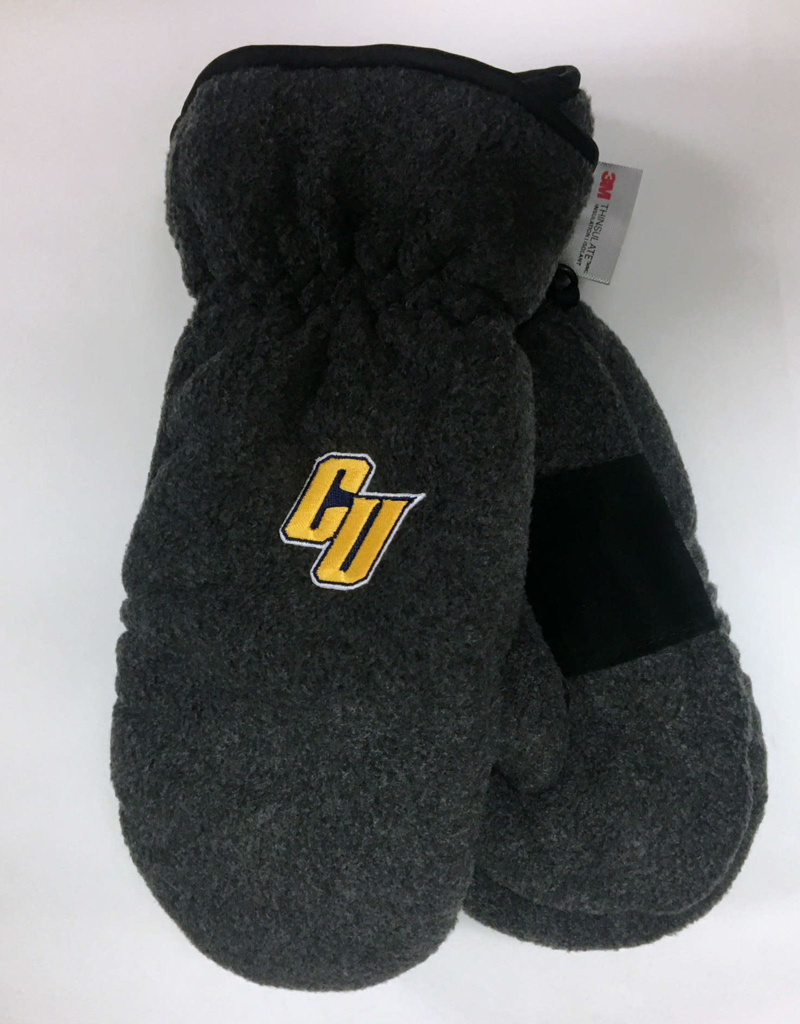 Charcoal LogoFit 3M Thinsulate Chalet Mittens with "CU"