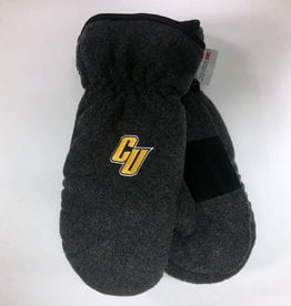 Charcoal LogoFit 3M Thinsulate Chalet Mittens with "CU"