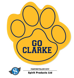 Clarke Foam Cheering Mitt in Yellow