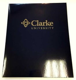 Clarke Foil Navy Folder